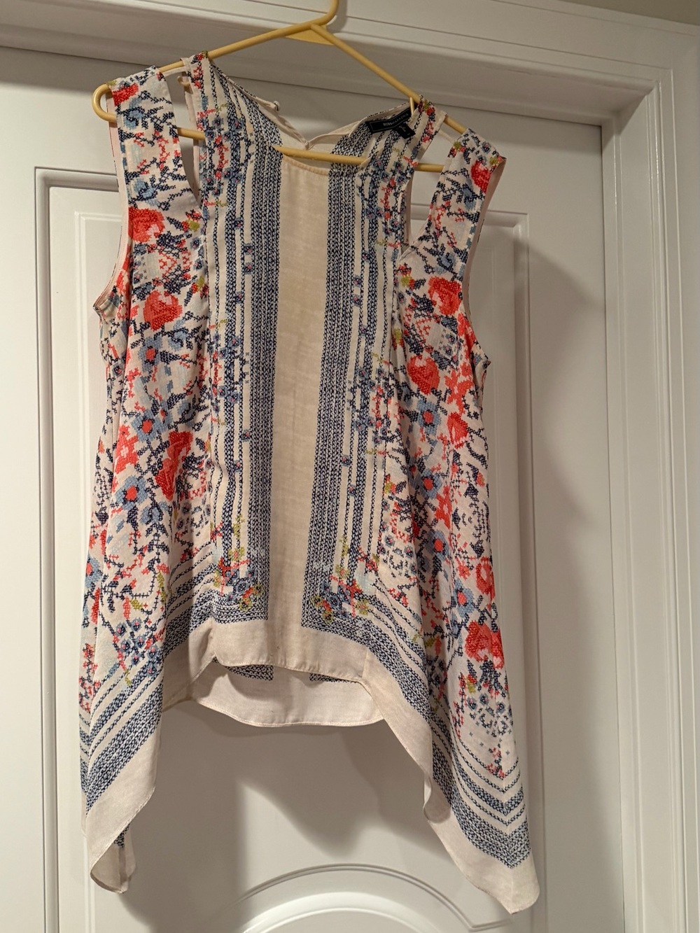 BCBGMaxAzria "Haydin" Cut-Out Sleeve top/tunic